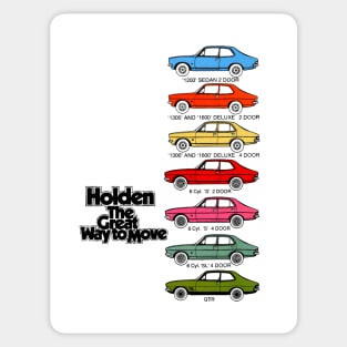 1972 HOLDEN TORANA - brochure Sticker